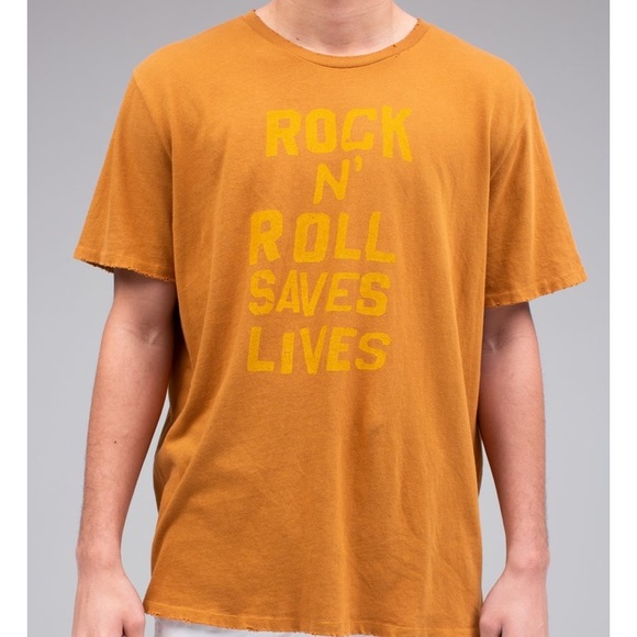 Junk Food Clothing Other - NEW Graphic rock n roll saves lives Unisex tshirt